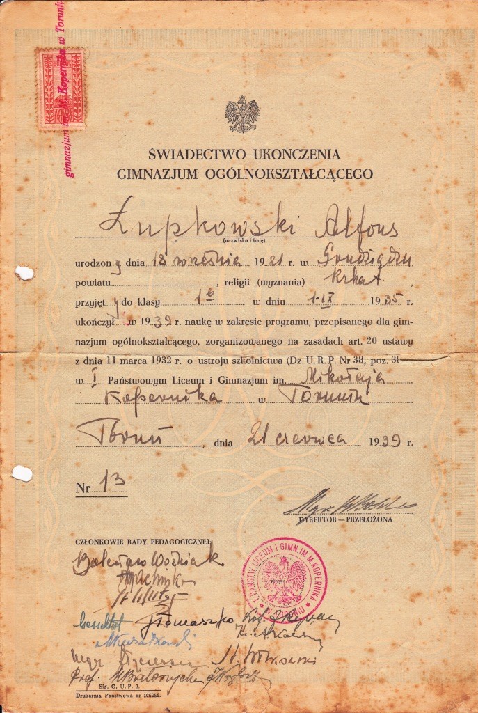 Alfons Łupkowski – biografia, życie i wspomnienia