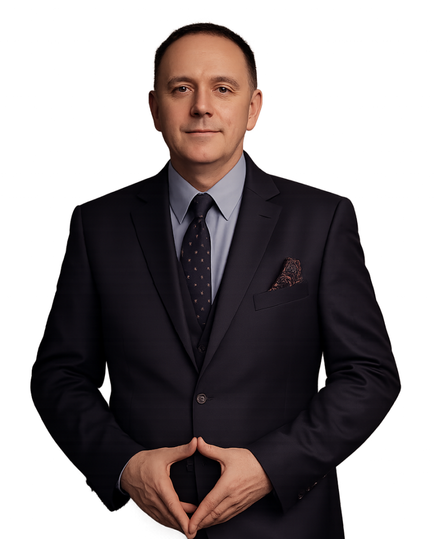 Kim jestem? - o autorze. Na zdjęciu, Marcin Łupkowski, autor.