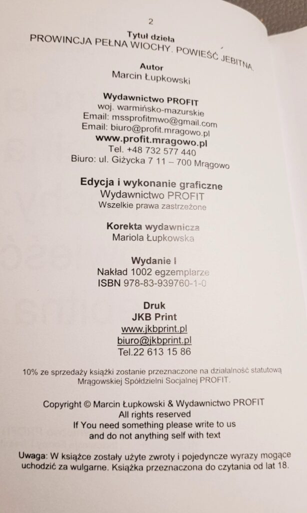 Prowincja Pełna Wiochy (2016) satyra